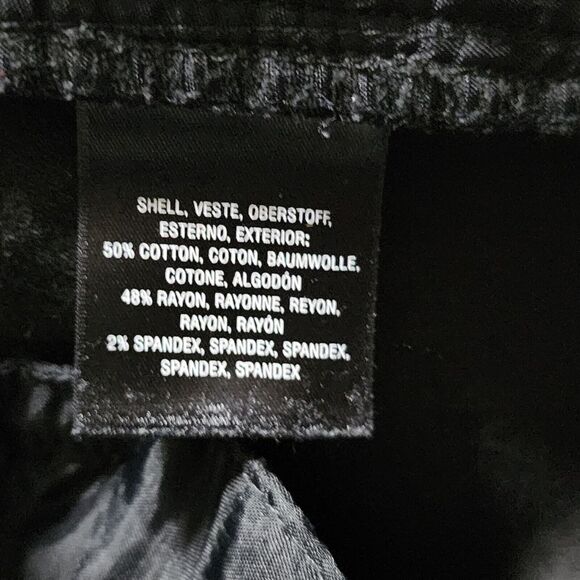 Anthropologie The Essential Slim Womens Velour Velvet Pants Black Stretch Size 2 - Picture 7 of 12